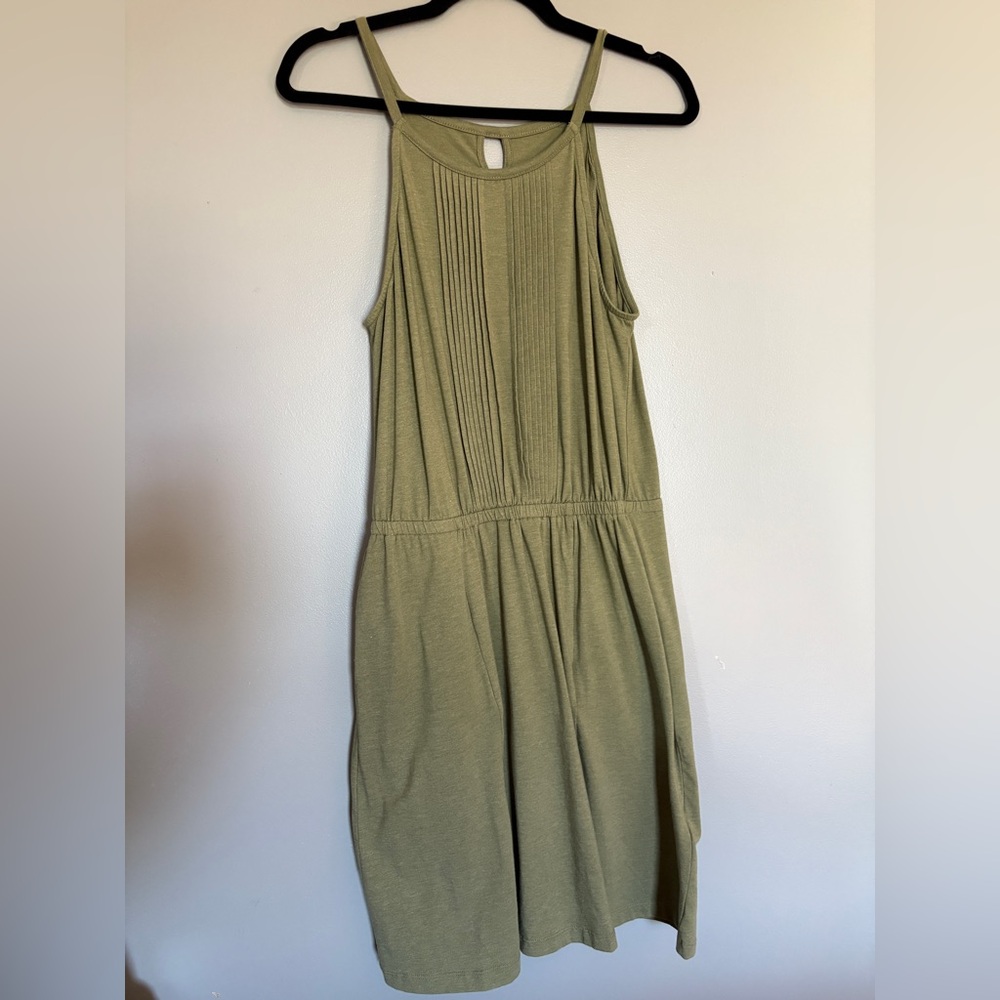 Aventura Olive Green Midi Dress